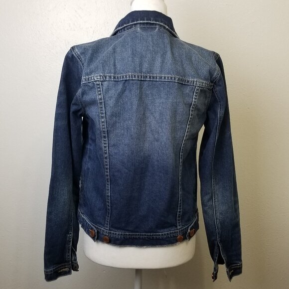 BLANK NYC Blue Denim Jacket In Diet Pill XS - Picture 3 of 16